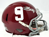 Bryce Young Autographed Alabama Crimson Tide Speed Mini Helmet #9-Beckett W Holo