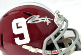 Bryce Young Autographed Alabama Crimson Tide Speed Mini Helmet #9-Beckett W Holo