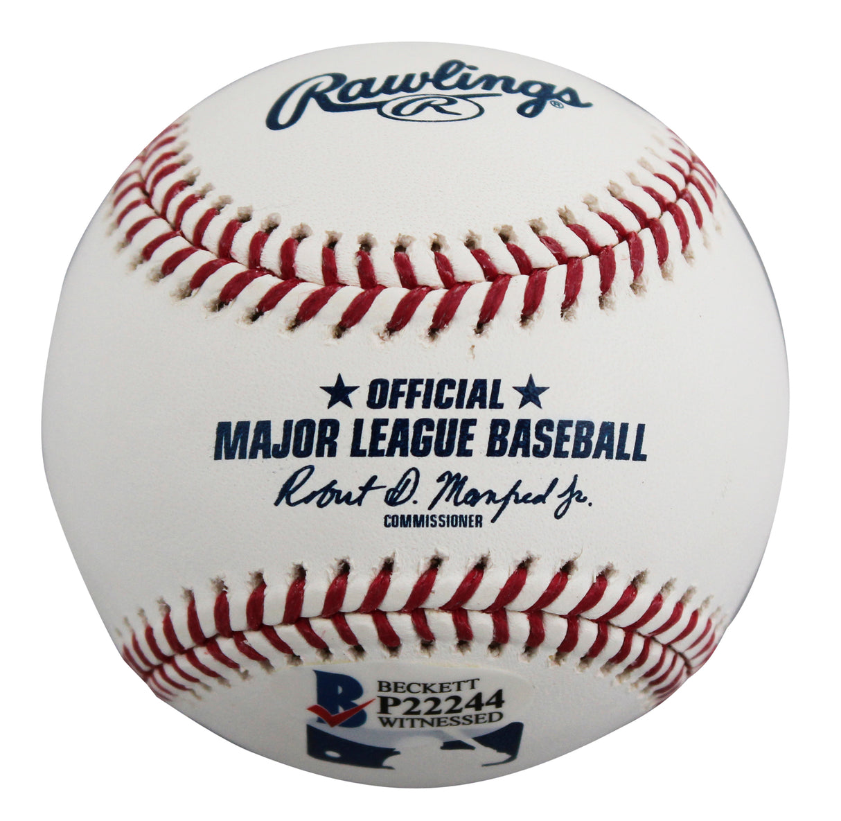 Tigers Gleyber Torres Authentic Signed Robert Manfred OML Baseball BAS #P22244