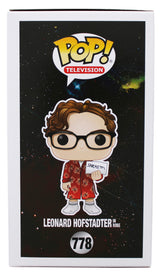 Johnny Galecki The Big Bang Theory Signed #778 Funko Pop Vinyl Figure BAS