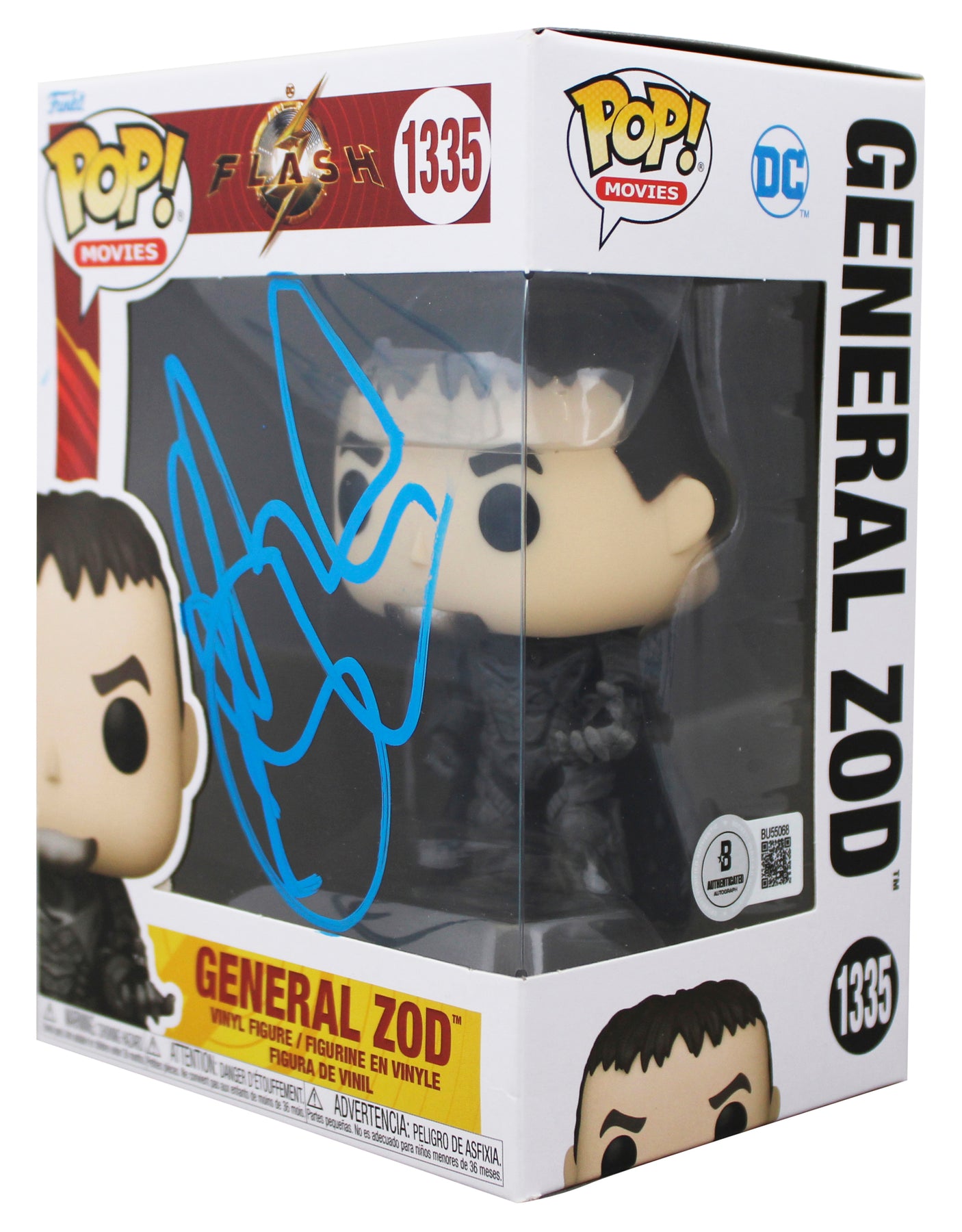 Michael Shannon Signed General Zod #1335 Funko Pop Vinyl Figure BAS #BU55068