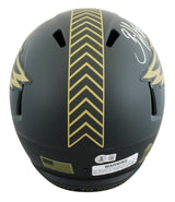 Eagles Brian Dawkins Signed STS IV Full Size Speed Rep Helmet W/ Case BAS Wit