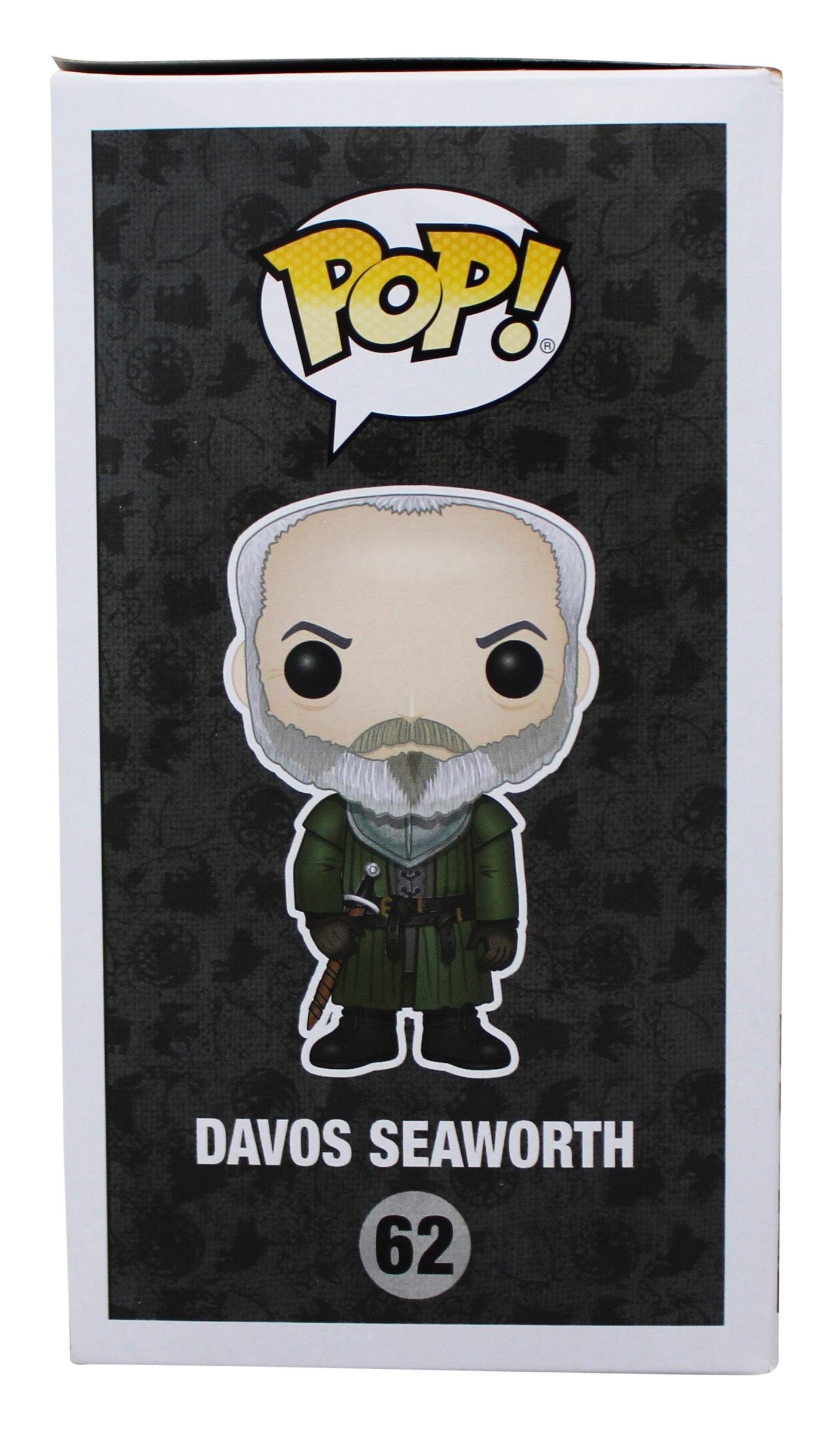 Liam Cunningham GOT Signed Davos Seaworth #62 Funko Pop Vinyl Figure BAS