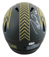 Ravens Ray Lewis Signed STS IV Full Size Speed Proline Helmet BAS Witnessed