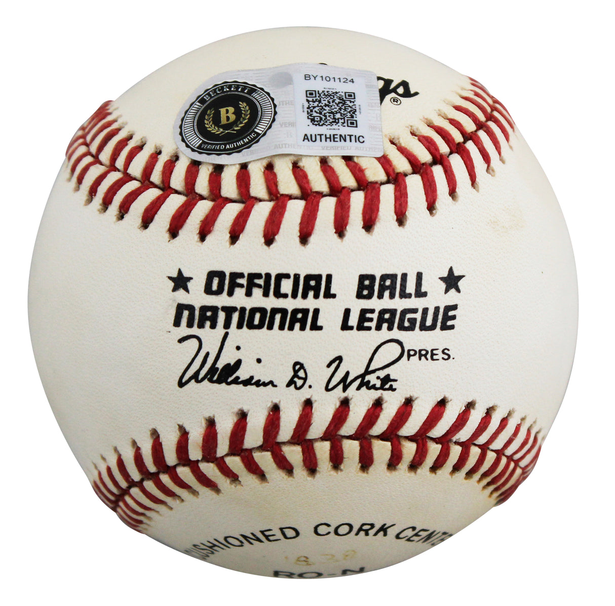 Reds Pete Rose Authentic Signed William White ONL Baseball BAS #BY101124
