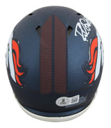 Broncos Rod Smith Authentic Signed Speed Mini Helmet Autographed BAS Witnessed 2