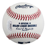 Rangers Wyatt Langford Authentic Signed Robert Manfred OML Baseball JSA #AU76560