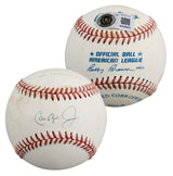 Orioles Cal Ripken Jr. Authentic Signed Bobby Brown OAL Baseball BAS #BY101127