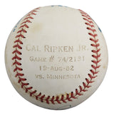 Orioles Cal Ripken Jr. Authentic Signed Bobby Brown OAL Baseball BAS #BY101127