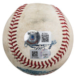 Rangers Marcus Semien Signed Game Used Robert Manfred OML Baseball BAS #BL72001