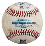 Rangers Marcus Semien Signed Game Used Robert Manfred OML Baseball BAS #BL72001