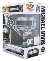 Cowboys Michael Irvin Signed #321 Funko Pop Vinyl Figure BAS Witnessed #3W306721