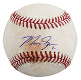 Rangers Marcus Semien Signed Game Used Robert Manfred OML Baseball BAS #BL72002