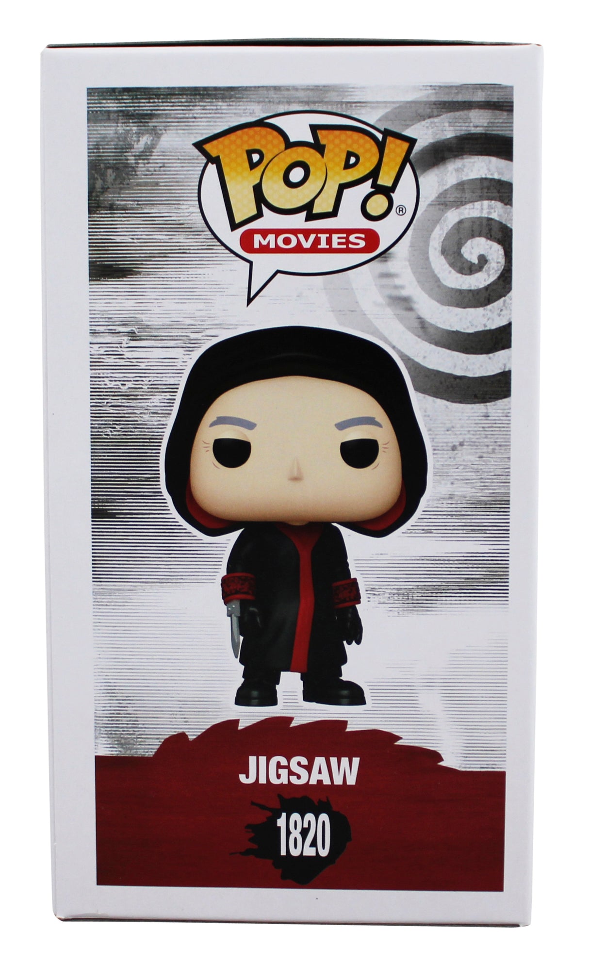 Tobin Bell Saw "Jigsaw" Signed #1820 Funko Pop Vinyl Figure W/ White Sig BAS Wit