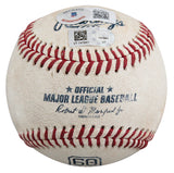 Rangers Marcus Semien Signed Game Used Robert Manfred OML Baseball BAS #BL72002