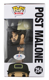 Post Malone Authentic Signed #254 Funko Pop Vinyl Figure PSA/DNA #AO17525