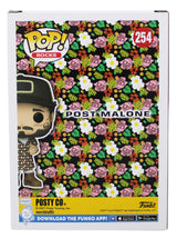 Post Malone Authentic Signed #254 Funko Pop Vinyl Figure PSA/DNA #AO17525