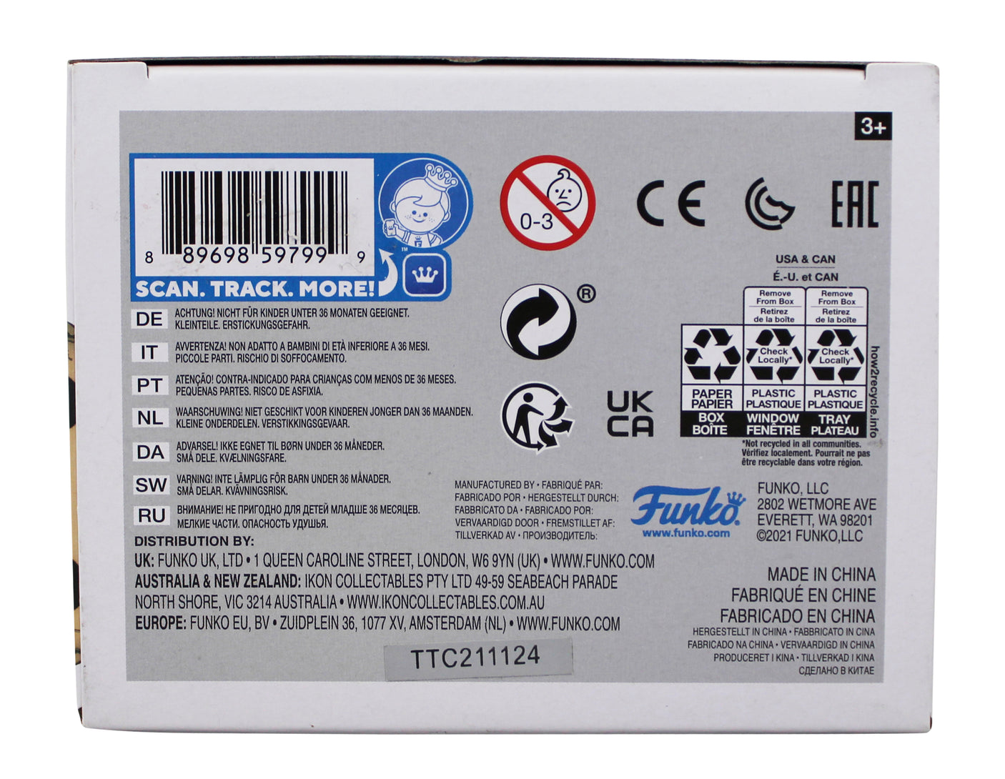 Post Malone Authentic Signed #254 Funko Pop Vinyl Figure PSA/DNA #AO17525