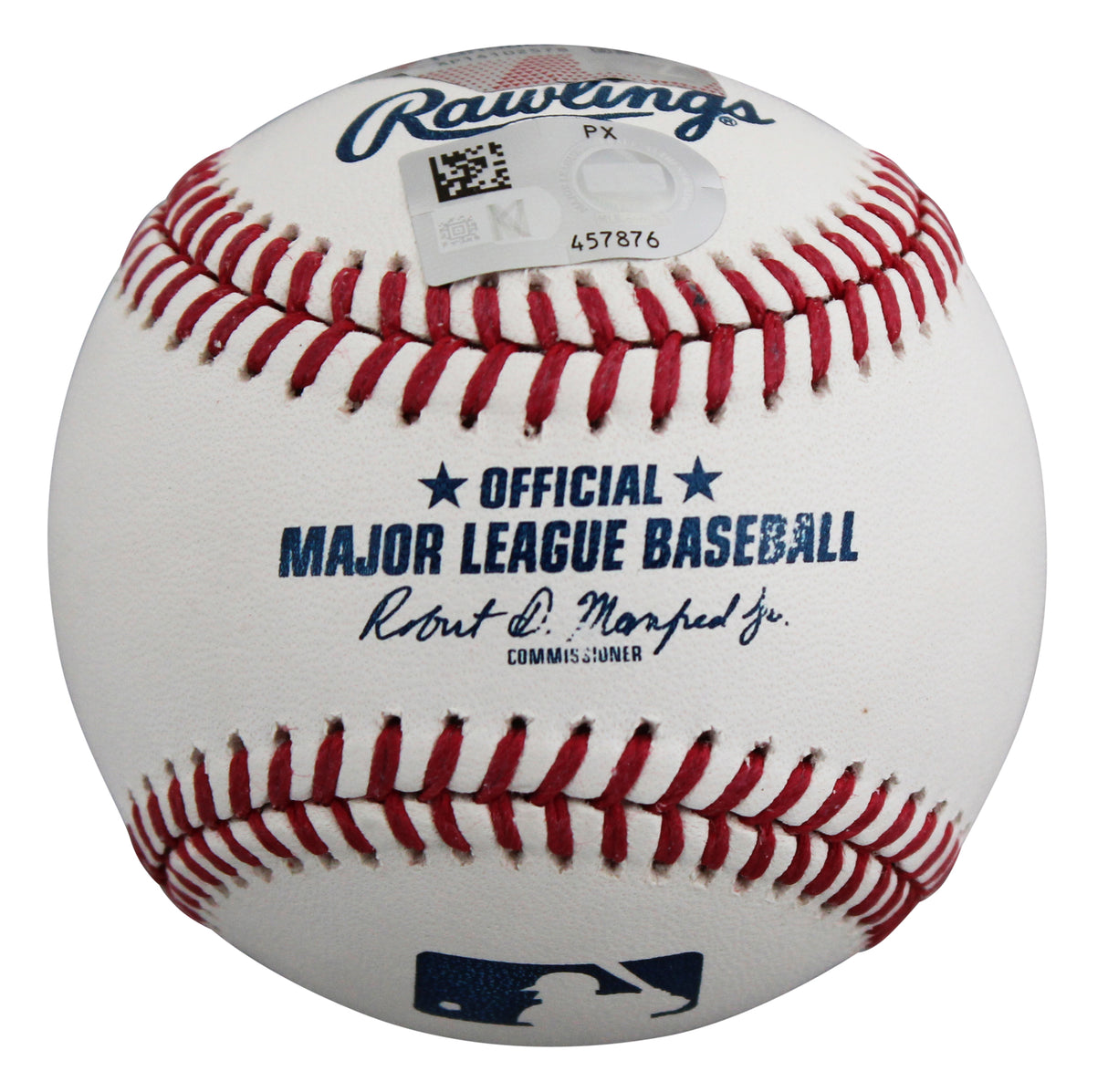 Rangers Wyatt Langford Signed Robert Manfred OML Baseball Fanatics #XP14102578