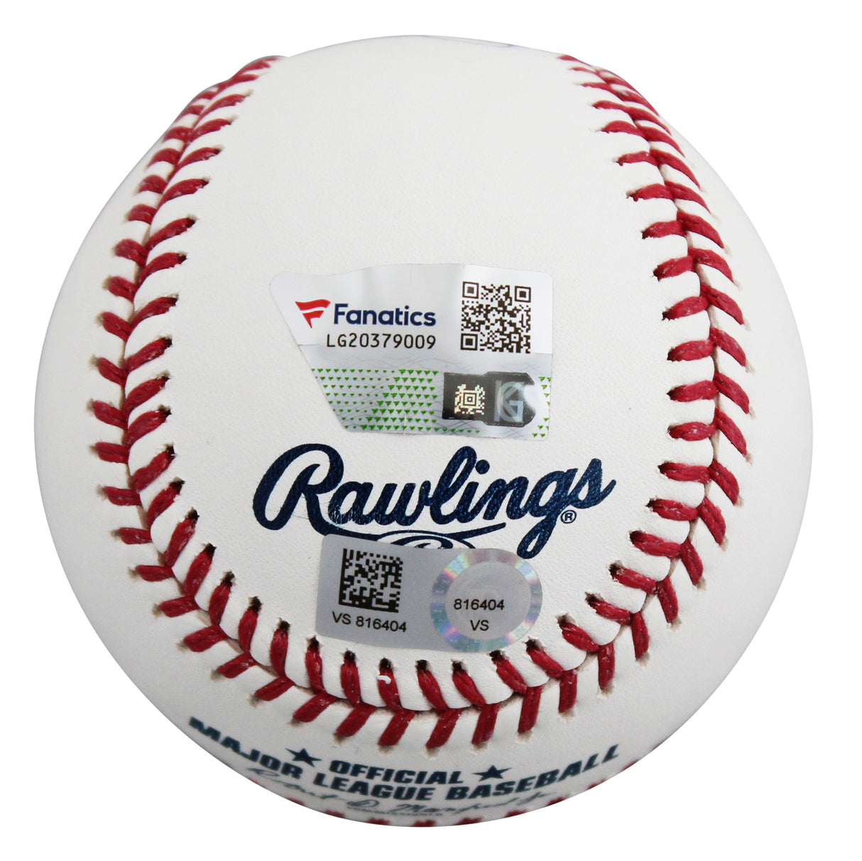 Rangers Jack Leiter Authentic Signed Manfred OML Baseball Fanatics #LG20379009