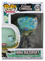 Zoe Chao Signed DC Creature Commandos Nina Mazursky Funko Pop Vinyl Figure BAS