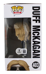 Duff McKagan Guns N' Roses Signed #403 Funko Pop Vinyl Figure w/ Orange Sig BAS