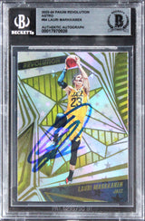 Jazz Lauri Markkanen Signed 2023 Panini Revolution Astro #64 Card BAS Slabbed