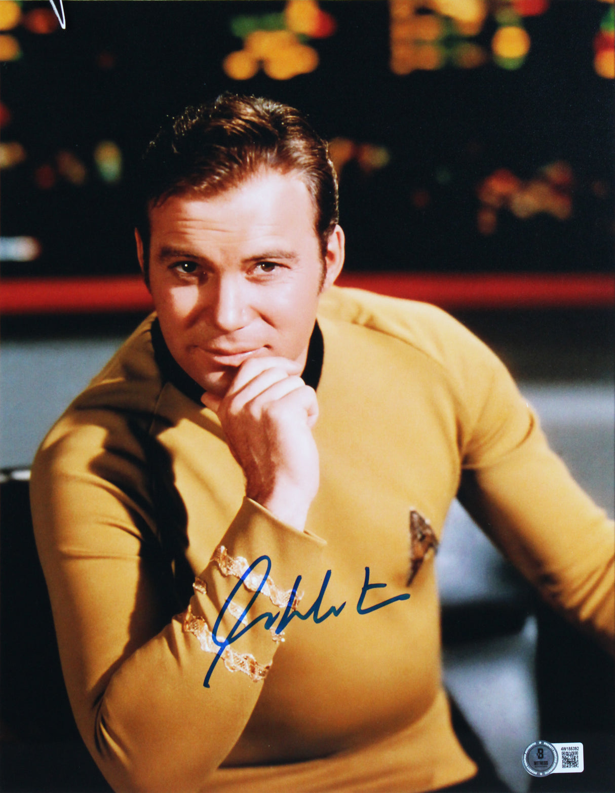 Star Trek (4) Shatner, Takei Koenig & Nichols Signed Frame Display BAS #AG010191