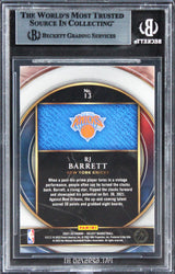 Knicks RJ Barrett Authentic Signed 2021 Select Numbers #13 Card BAS Slabbed