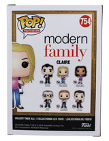 Julie Bowen Modern Family Signed Claire #754 Funko Pop Vinyl Figure JSA #CD06272