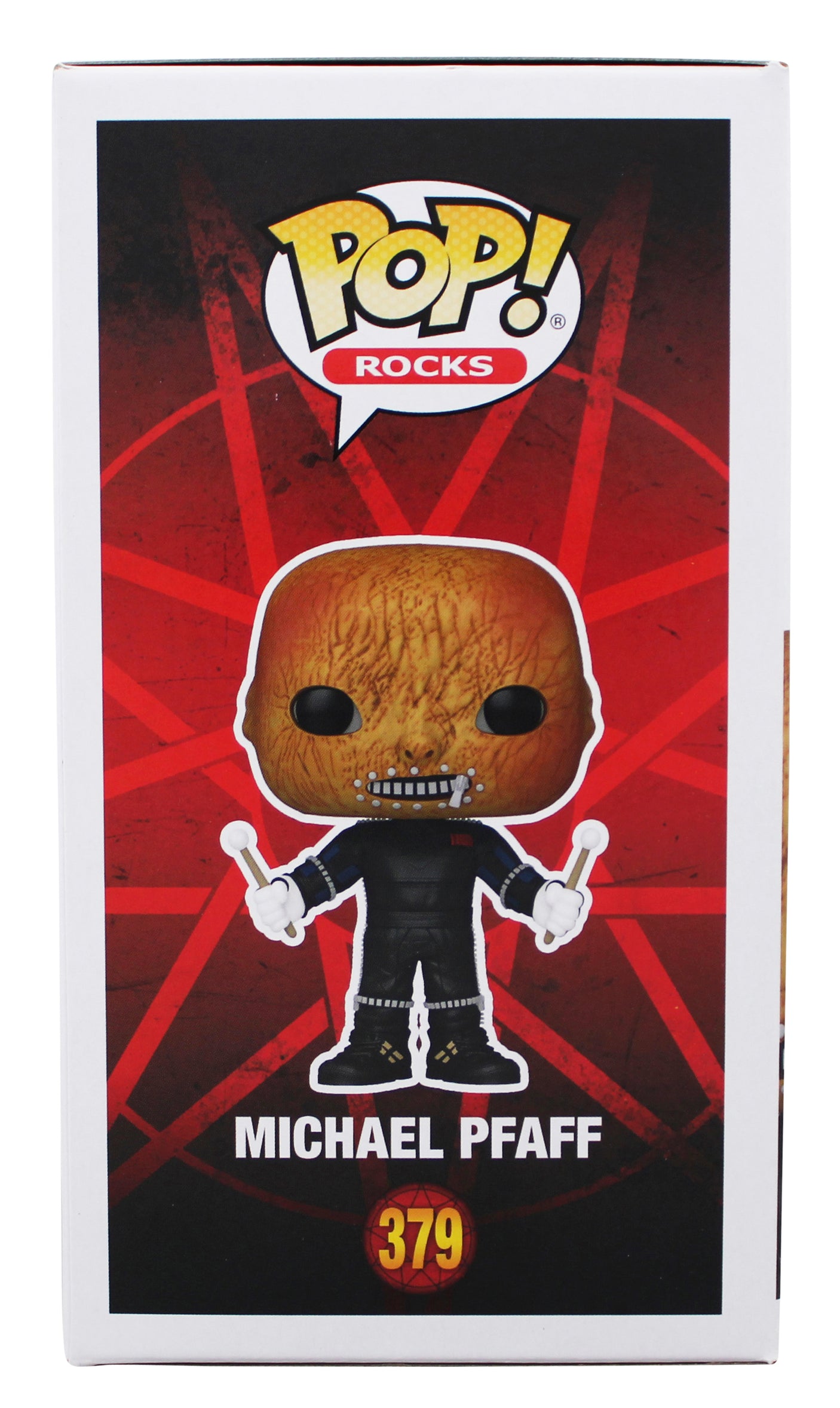 Michael Pfaff Authentic Signed Slipknot #379 Funko Pop Vinyl Figure BAS #BU55084