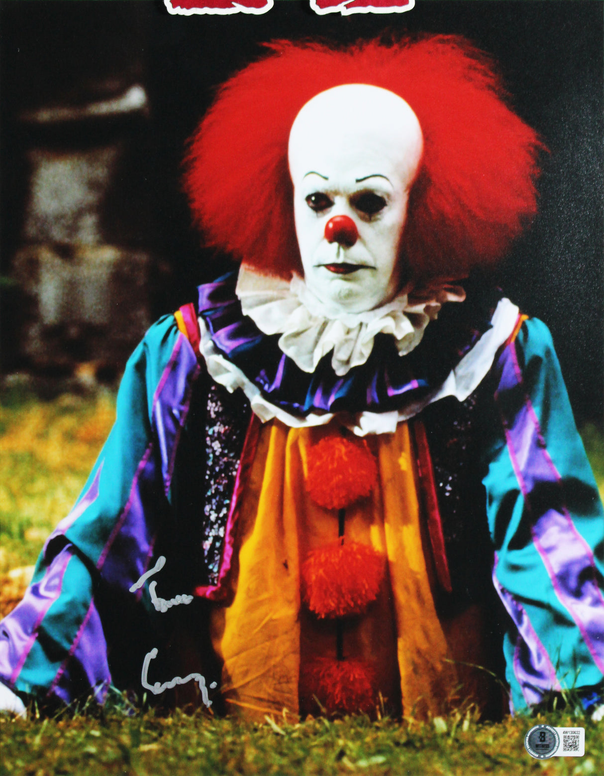 Tim Curry IT Authentic Signed 11x14 Framed Vertical Photo Autographed BAS 1