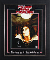 Tim Curry Rocky Horror Picture Show Signed 11x14 Framed Vertical Photo BAS 3