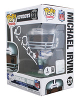 Cowboys Michael Irvin Authentic Signed #321 Funko Pop Vinyl Figure BAS Witnessed