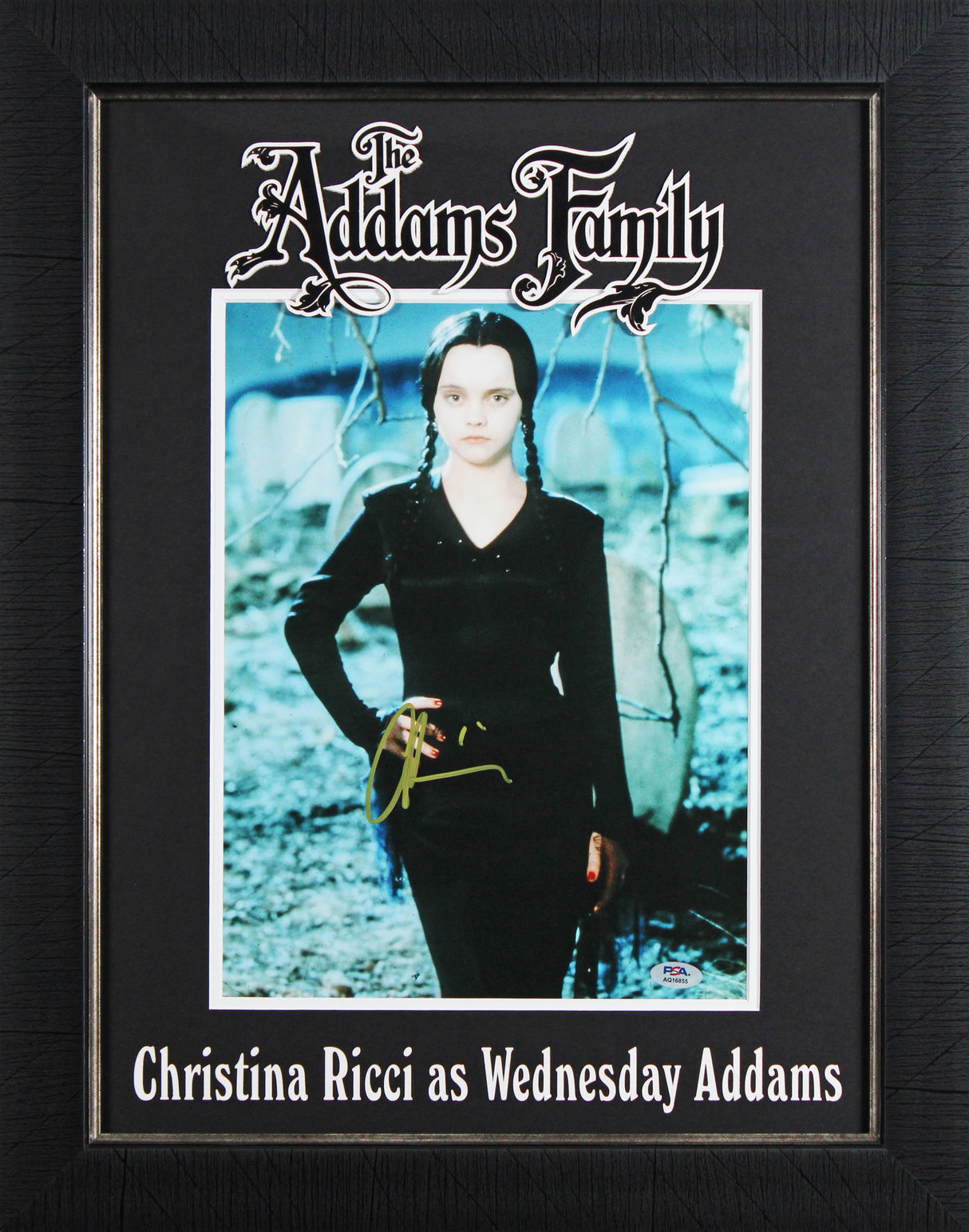 Christina Ricci The Addams Family Signed 11x14 Framed Photo PSA/DNA #AQ16855