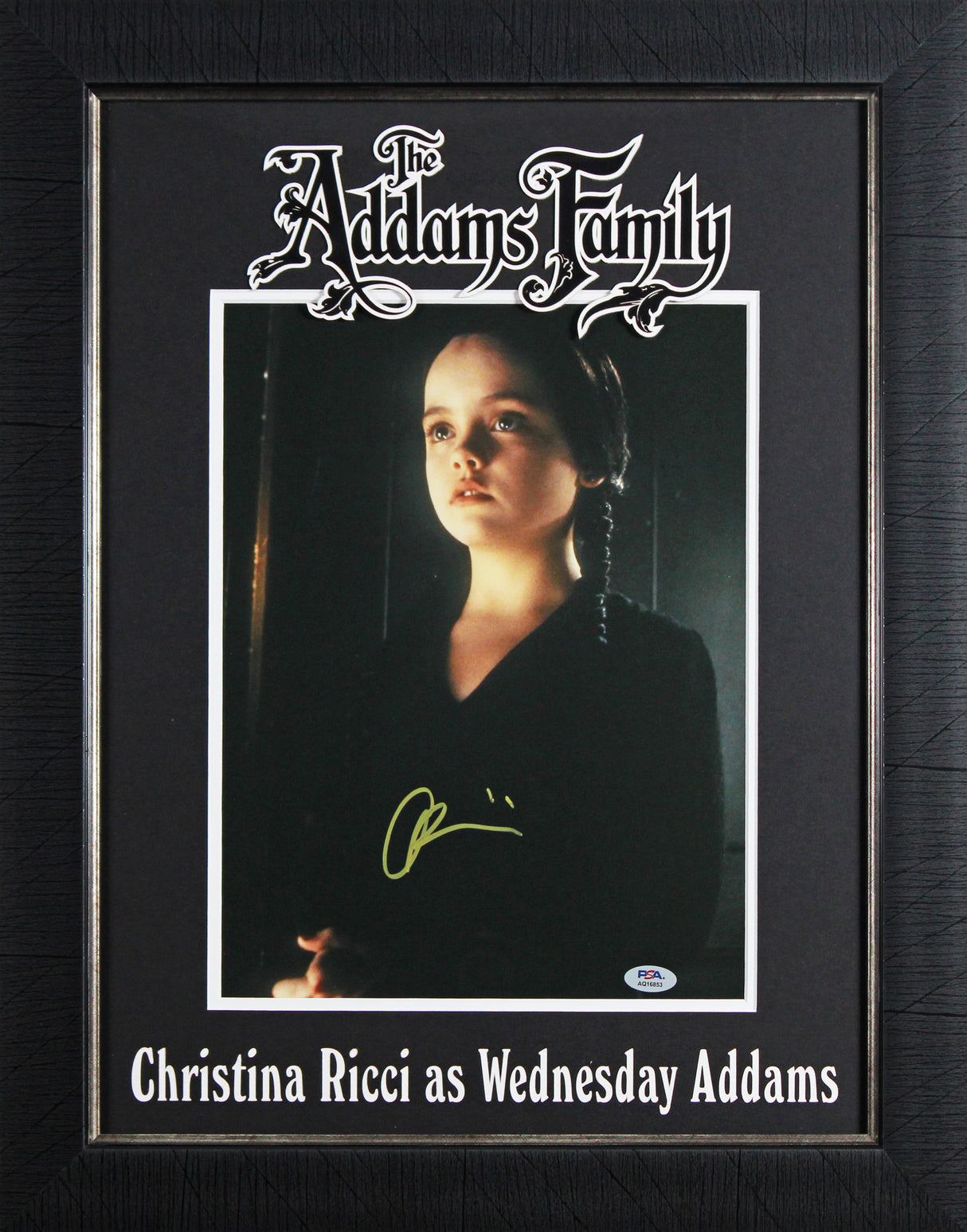 Christina Ricci The Addams Family Signed 11x14 Framed Photo PSA/DNA #AQ16853