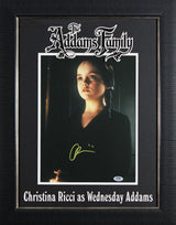 Christina Ricci The Addams Family Signed 11x14 Framed Photo PSA/DNA #AQ16853
