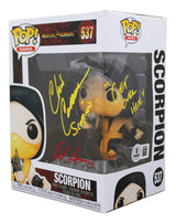 Chris Casamassa & Ed Boon "2x Insc" Signed Scorpion Funko Pop Vinyl Figure BAS