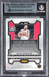 Clippers Nicolas Batum Authentic Signed 2023 Panini Prizm #262 Card BAS Slabbed