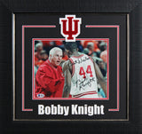 Indiana Bobby Knight "Best Wishes" Signed 8x10 Framed Photo BAS #S24678