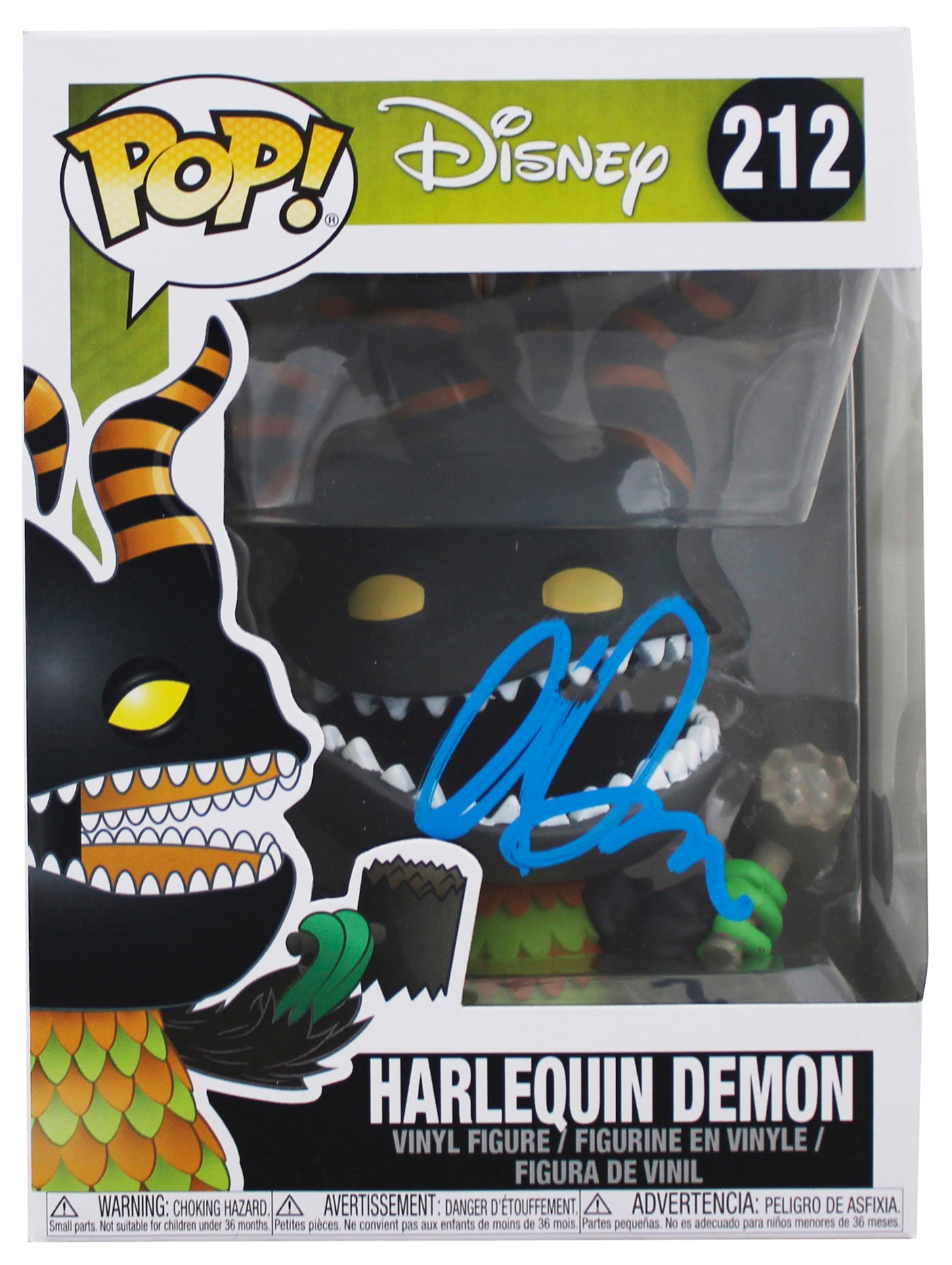 Greg Proops Signed Harlequin Demon #212 Funko Pop Vinyl Figure BAS #BU55126