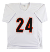 Adam "Pacman" Jones Authentic Signed White Pro Style Jersey Autographed BAS
