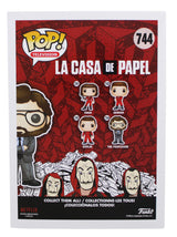 Alvaro Morte Signed The Professor #744 Funko Pop Vinyl Figure BAS #BU55076