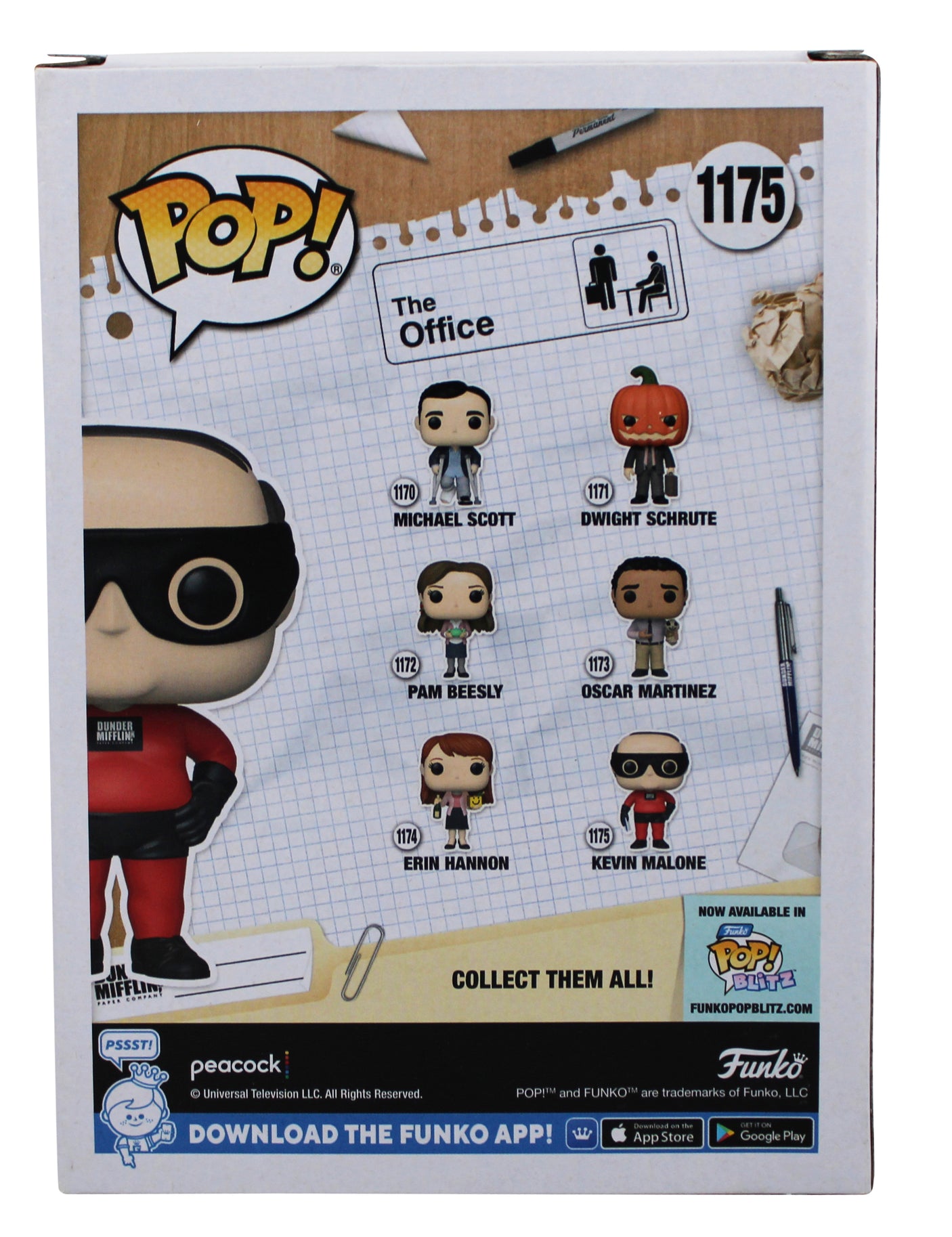 Brian Baumgartner The Office Signed Kevin #1175 Funko Pop Figure BAS #BU55124