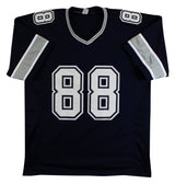 Dez Bryant Authentic Signed Navy Pro Style Jersey Autographed BAS Witnessed