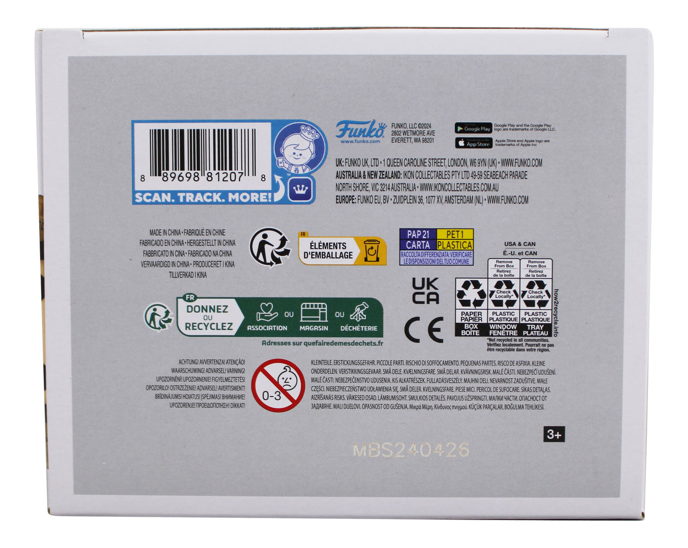 Anjelica Huston Signed Morticia Addams #1550 Funko Pop Vinyl Figure BAS #BU55067