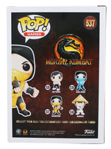 Chris Casamassa Signed Mortal Kombat Scorpion #537 Funko Pop Vinyl Figure BAS