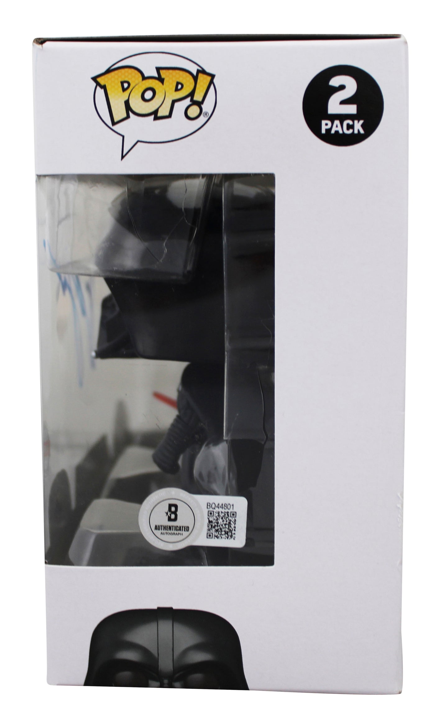 Hayden Christiansen Star Wars Signed 2 Pack Funko Pop Vinyl Figure BAS #BQ44801