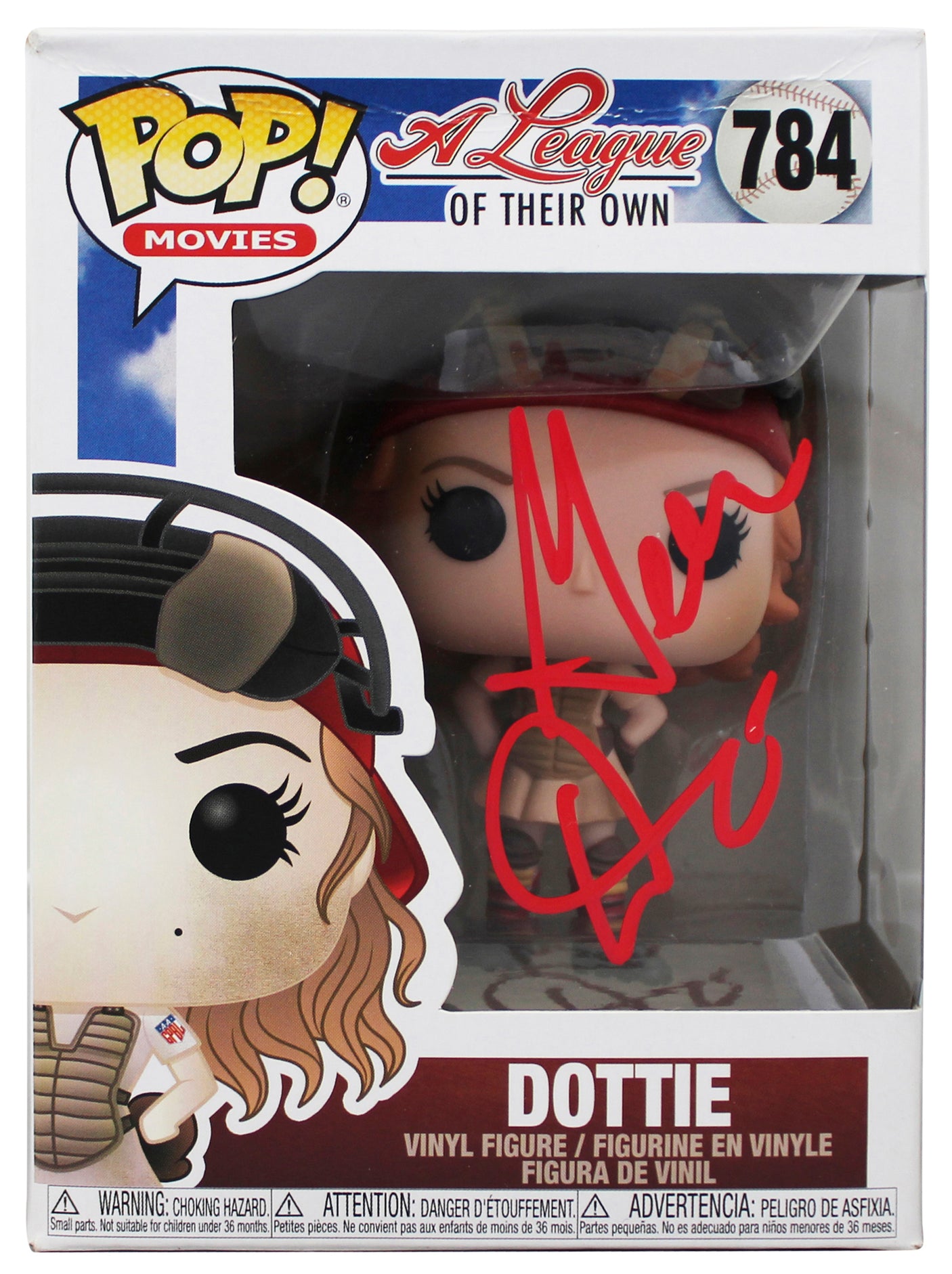 Geena Davis A League Of Their Own Signed Dottie #784 Funko Pop Vinyl Figure JSA