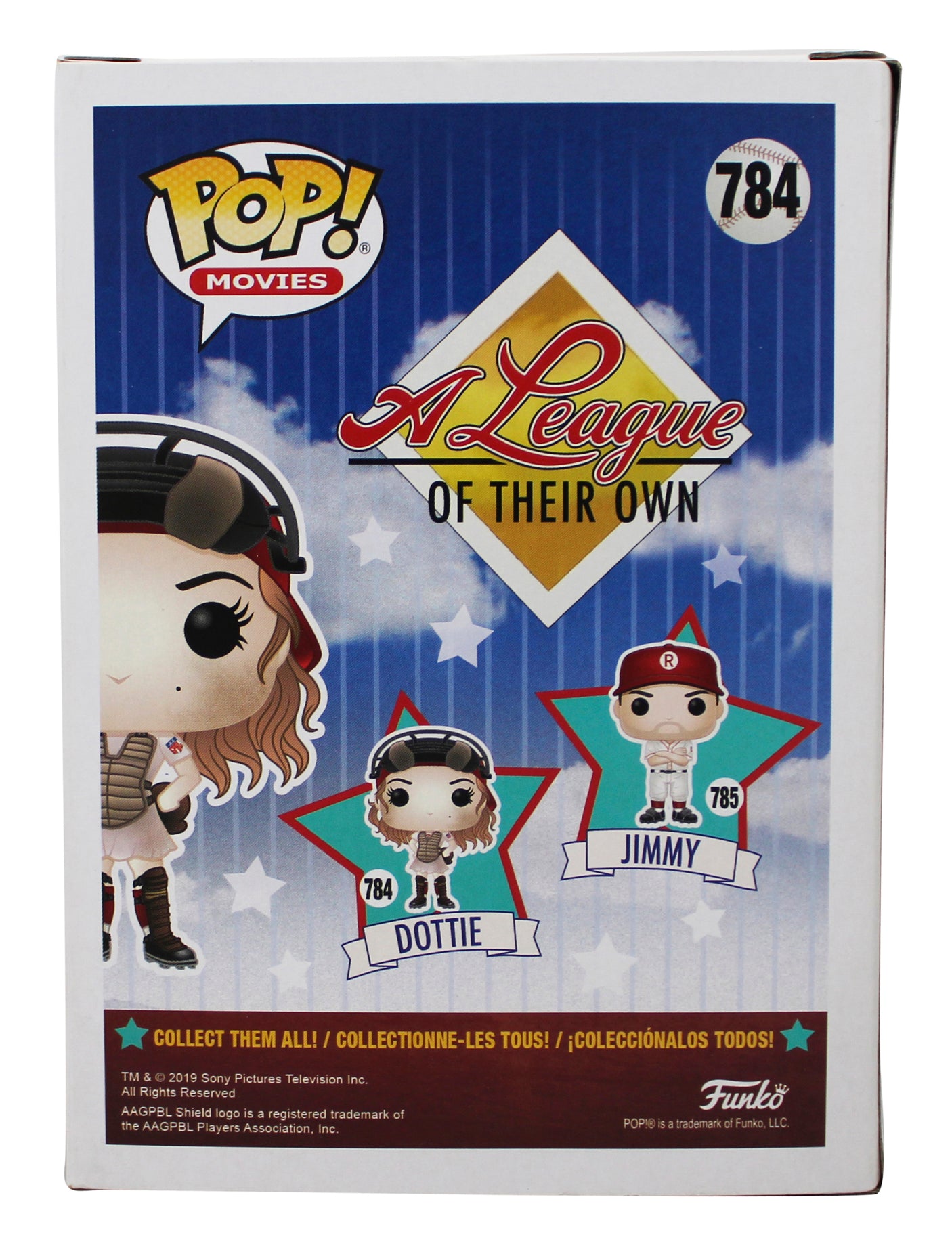 Geena Davis A League Of Their Own Signed Dottie #784 Funko Pop Vinyl Figure JSA